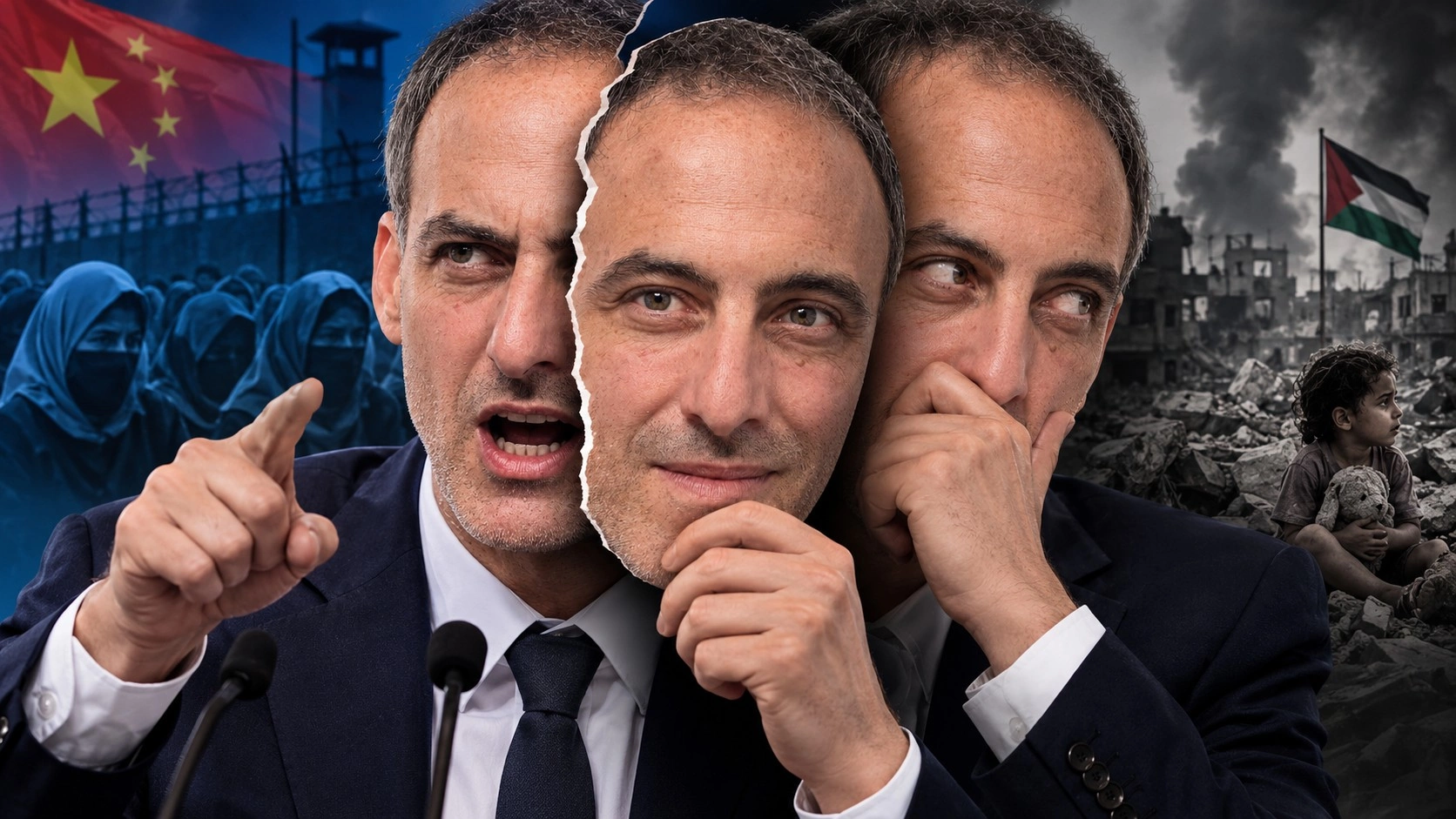 Raphaël Glucksmann et le "génocide" à géométrie variable